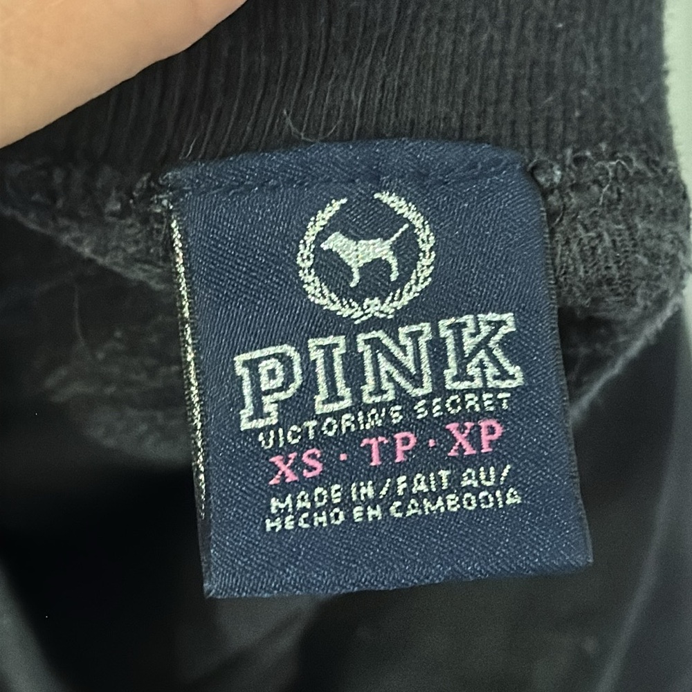 ๐Vintage VS PINK velour sequin pant/hoodie set - Picture 8 of 11